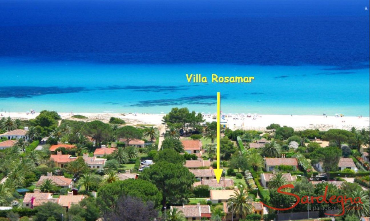 Posizione Villa Rosamar